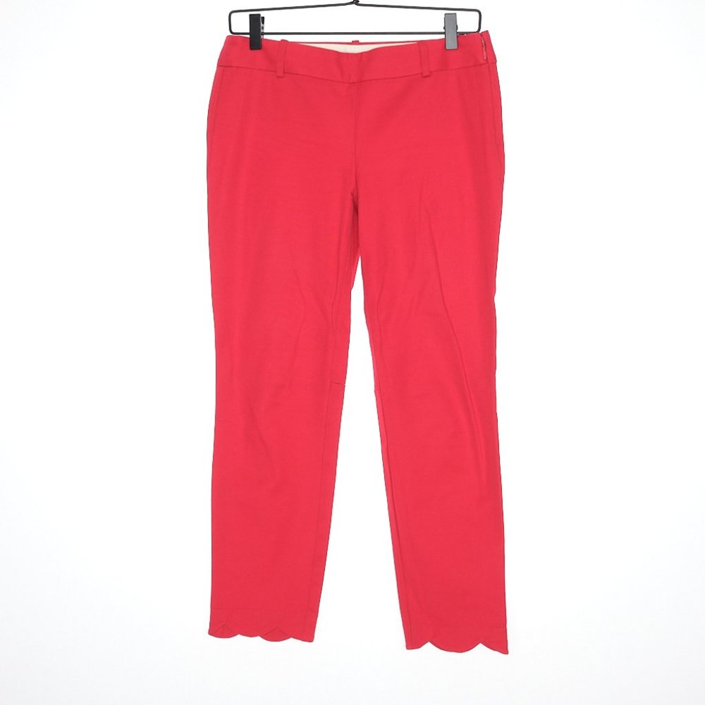 J. Crew Winnie Scalloped Hem Pants 4